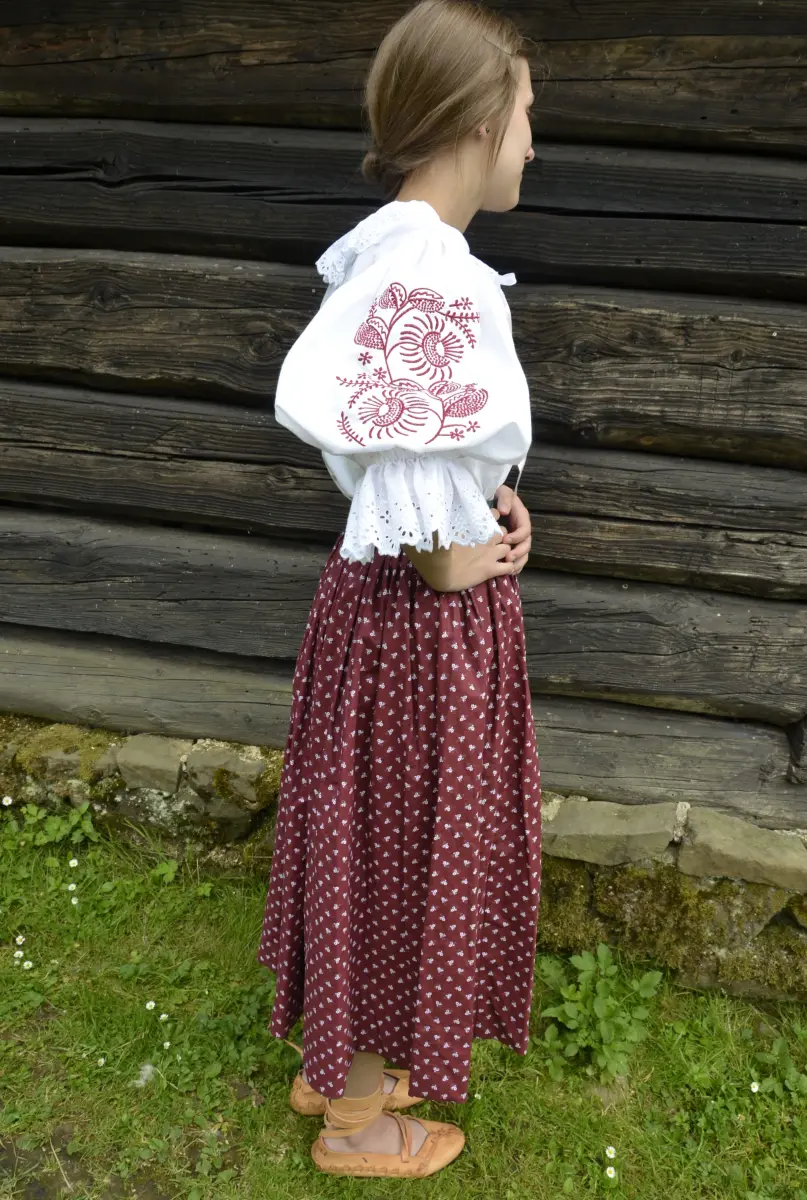 Bavlnená vyšívaná  blúzka-Devana