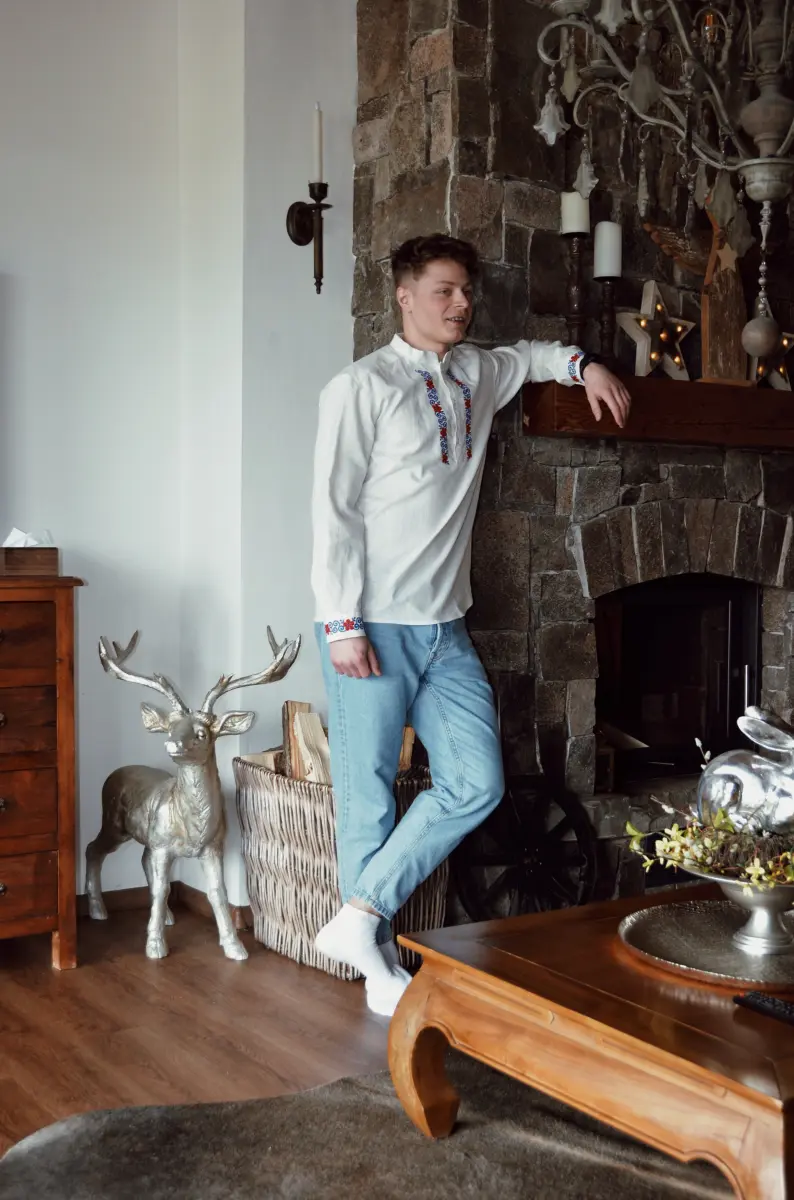 Vyšívaná ľanová košľa - Ej! šuhaj