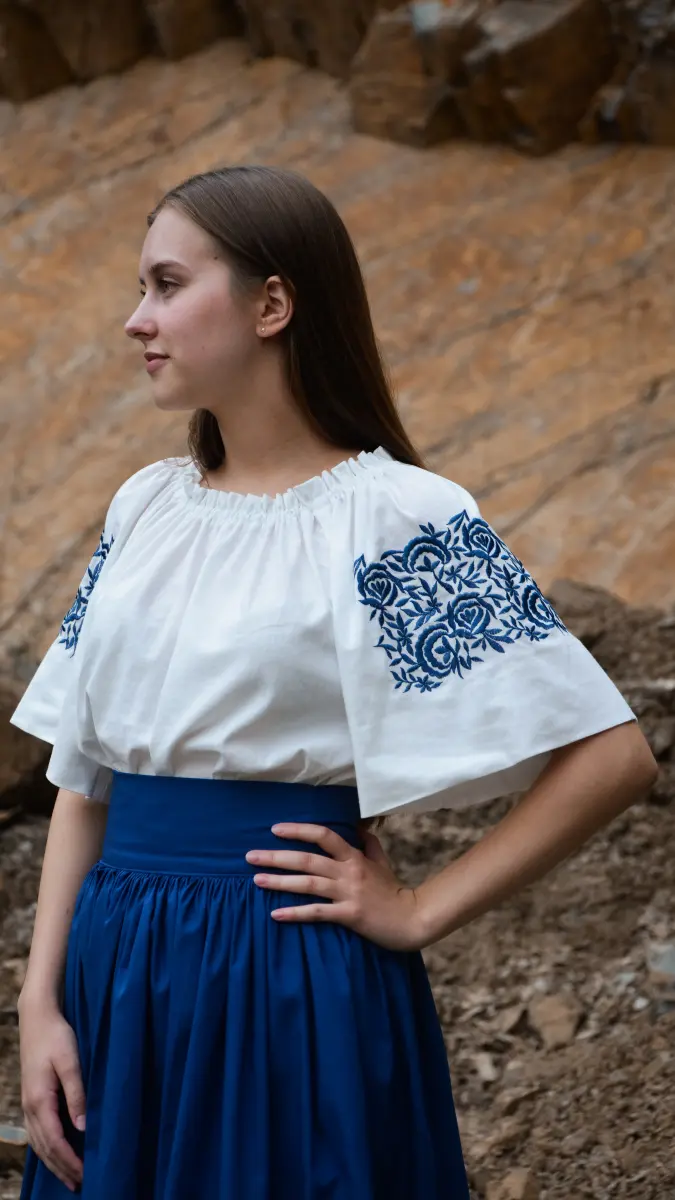 Ľanová blúzka-Vesna
