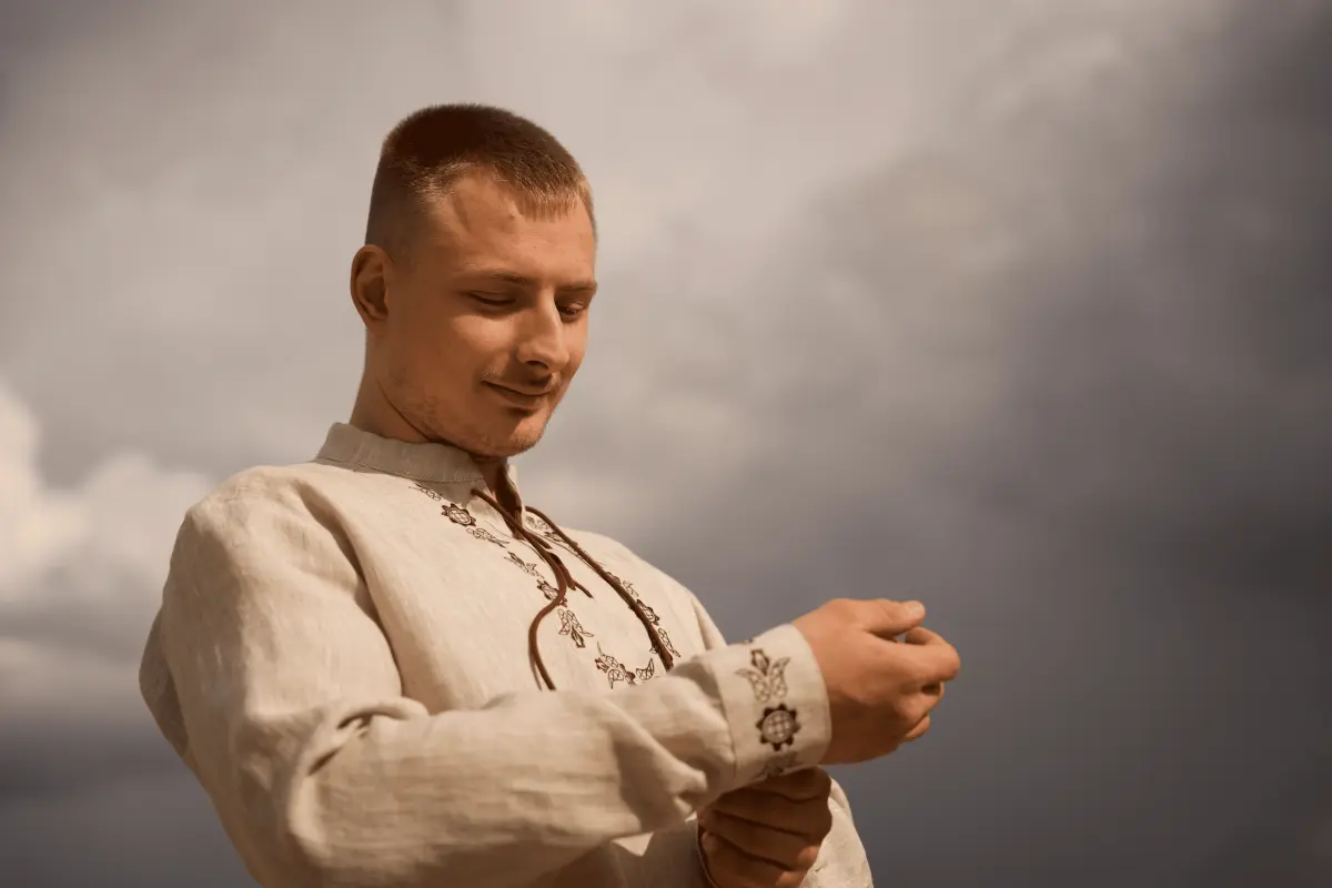 Pánska ľanová košeľa - Adam