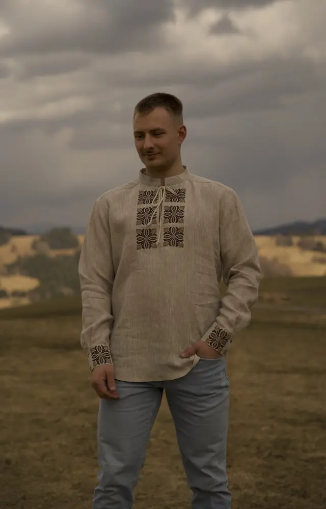 Pánska ľanová košeľa - Ferino
